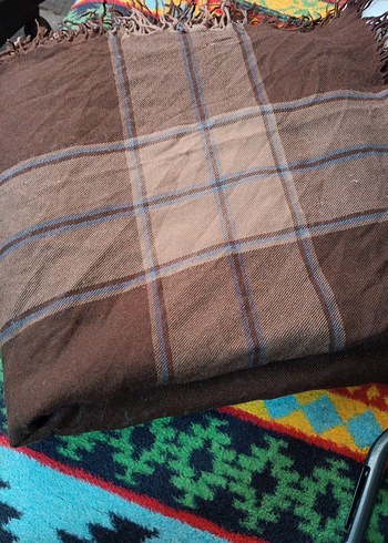 Koyu Kahverengi Düz Desen peştamal boyunluk - Görsel 3