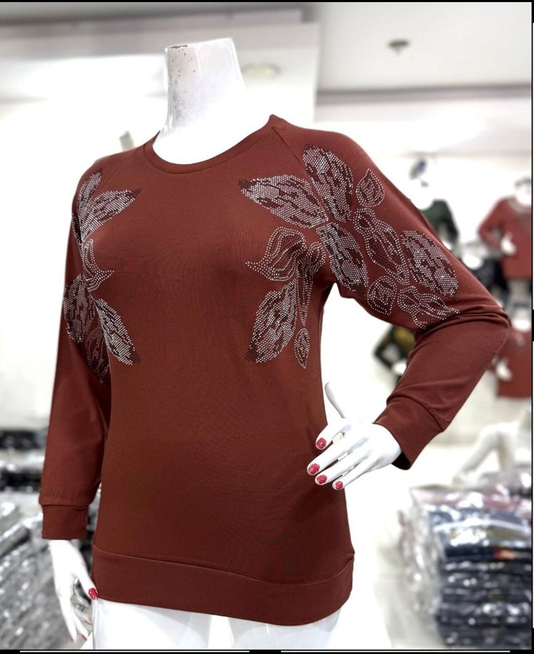 kadın uzun kollu - Görsel 5