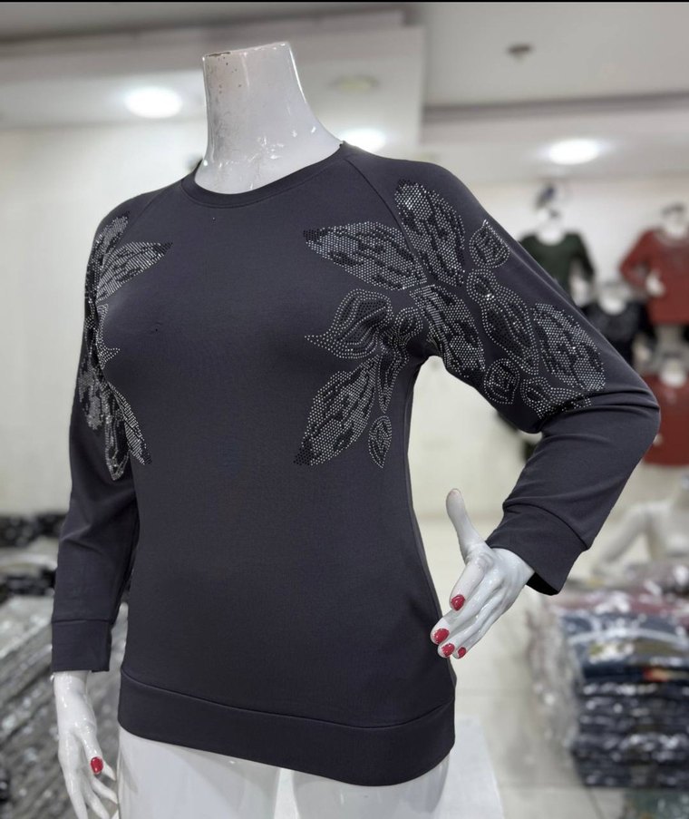 kadın uzun kollu - Görsel 4