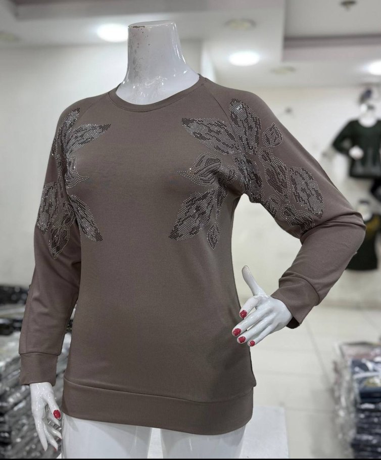 kadın uzun kollu - Görsel 2