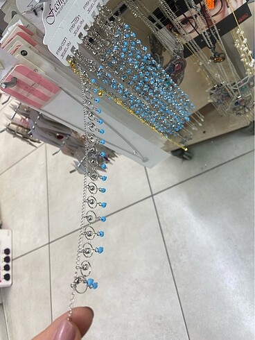 Diğer Mavi taşlı halhal