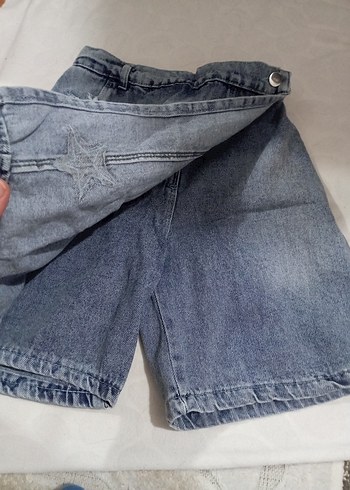 Gri Baskılı kız çocuk Denim Pantolon - Görsel 2