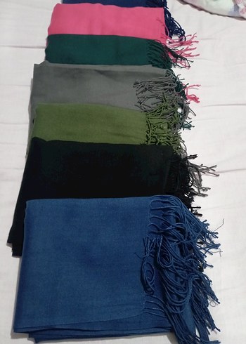 Kadın Çok Renkli Püsküllü şal toplu fiyatıdir tertemiz sorunsuz - Görsel 6