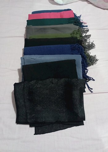 Kadın Çok Renkli Püsküllü şal toplu fiyatıdir tertemiz sorunsuz - Görsel 13