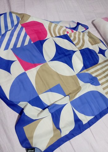 Çok Renkli Kadın esarp - Görsel 4