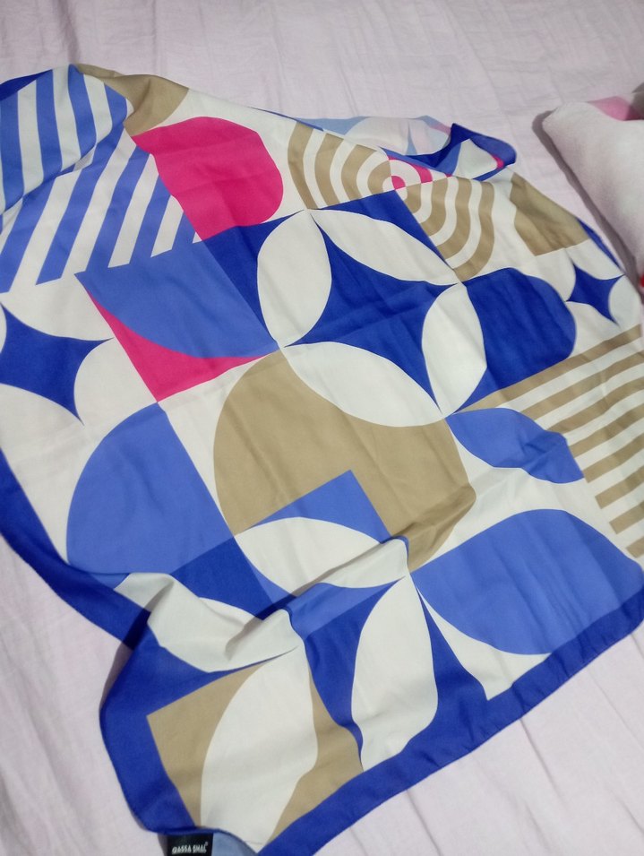 Çok Renkli Kadın esarp - Görsel 4