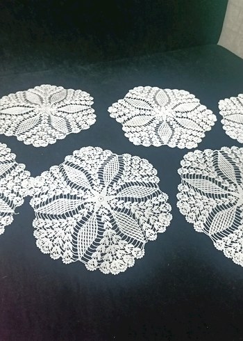 Bohem Stil Beyaz El İşi Dantel Takımı - Görsel 6