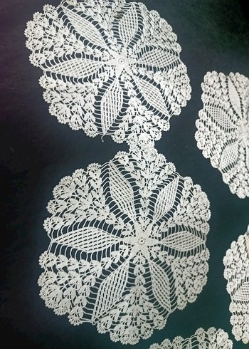 Bohem Stil Beyaz El İşi Dantel Takımı - Görsel 2