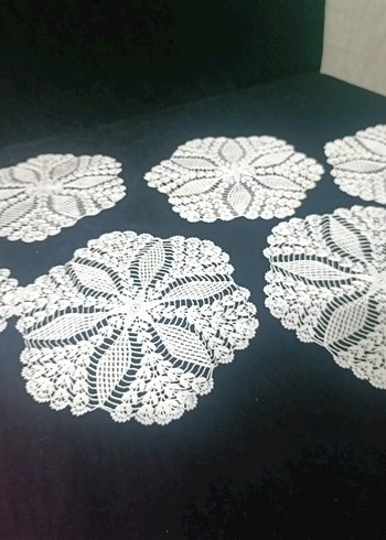 Bohem Stil Beyaz El İşi Dantel Takımı - Görsel 3