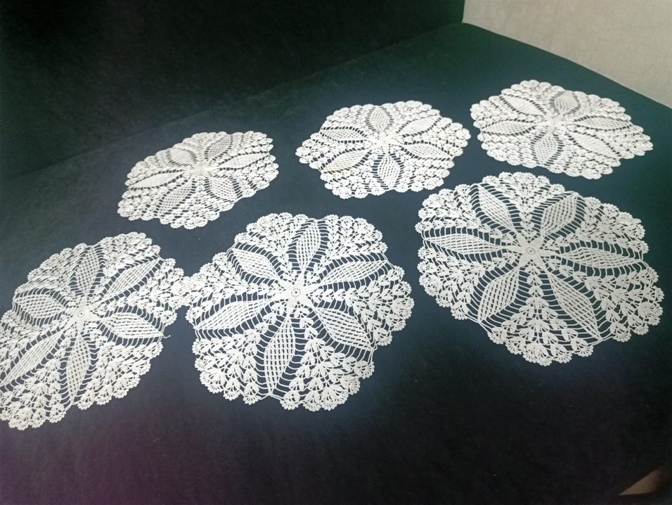 Bohem Stil Beyaz El İşi Dantel Takımı - Görsel 5