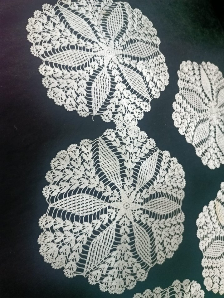 Bohem Stil Beyaz El İşi Dantel Takımı - Görsel 2