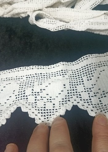 El Yapımı Bohem Dantel Şerit - Görsel 2