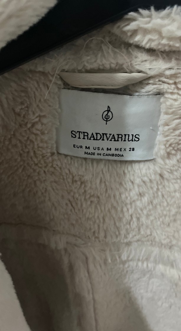 Kürk Detaylı Bej Süet Ceket - Görsel 3