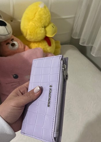 Fermuarlı Mor Kadın Cüzdanı - Görsel 2
