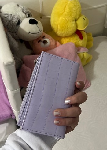 Fermuarlı Mor Kadın Cüzdanı - Görsel 4