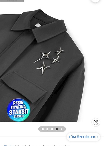 Twist Bomber Ceket Nakışlı - Görsel 2