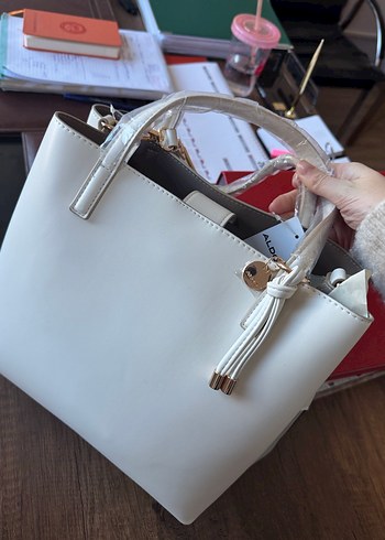 Aldo Carafe Kadın Beyaz Çanta - Görsel 4