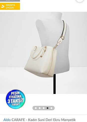 Aldo Carafe Kadın Beyaz Çanta - Görsel 3