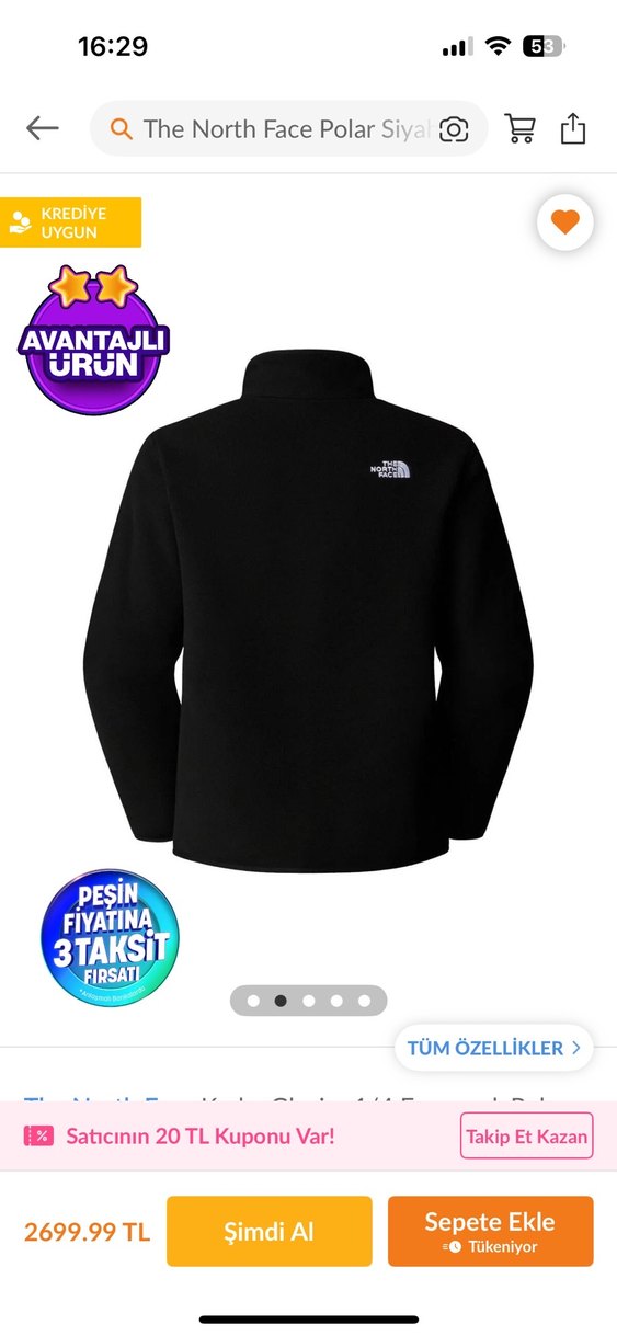 The north face Kadın Polar Ceket - Görsel 2