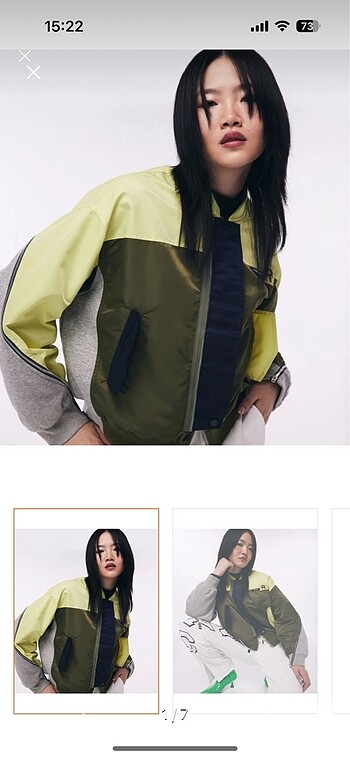 Twist bomber ceket