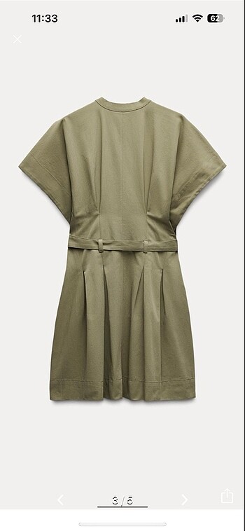xs Beden Zara elbise