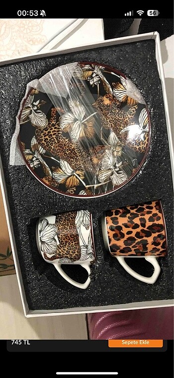 Karaca tiger fincan - Görsel 2