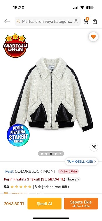 xs Beden Twist mont