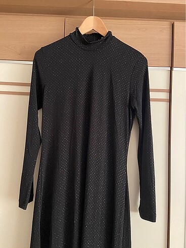40 Beden Coco maxi ışıltılı jarse elbise