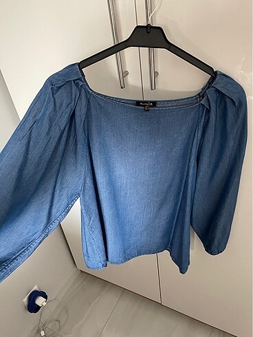 40 Beden Massimo dutti kot görünümlü gömlek