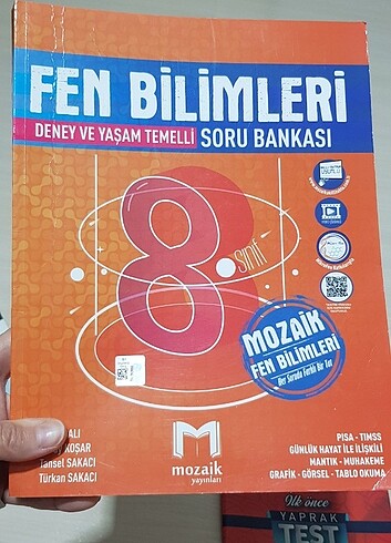 Beden Renk 8. sınıf lgs kaynak test kitap