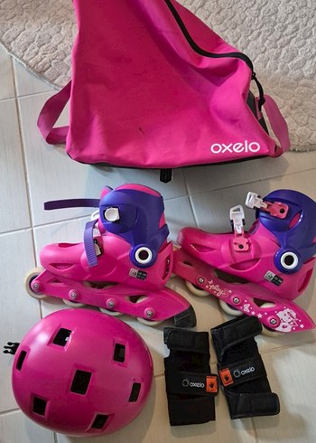 Decathlon Oxelo Paten Seti Koruyucu Ve Cantali