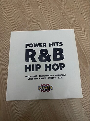 Hip hop powe hits r&b plak 33lük