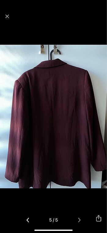Bordo H&M blazer ceket