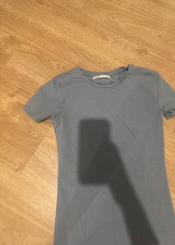 Pull bear basic mini elbise - Görsel 3