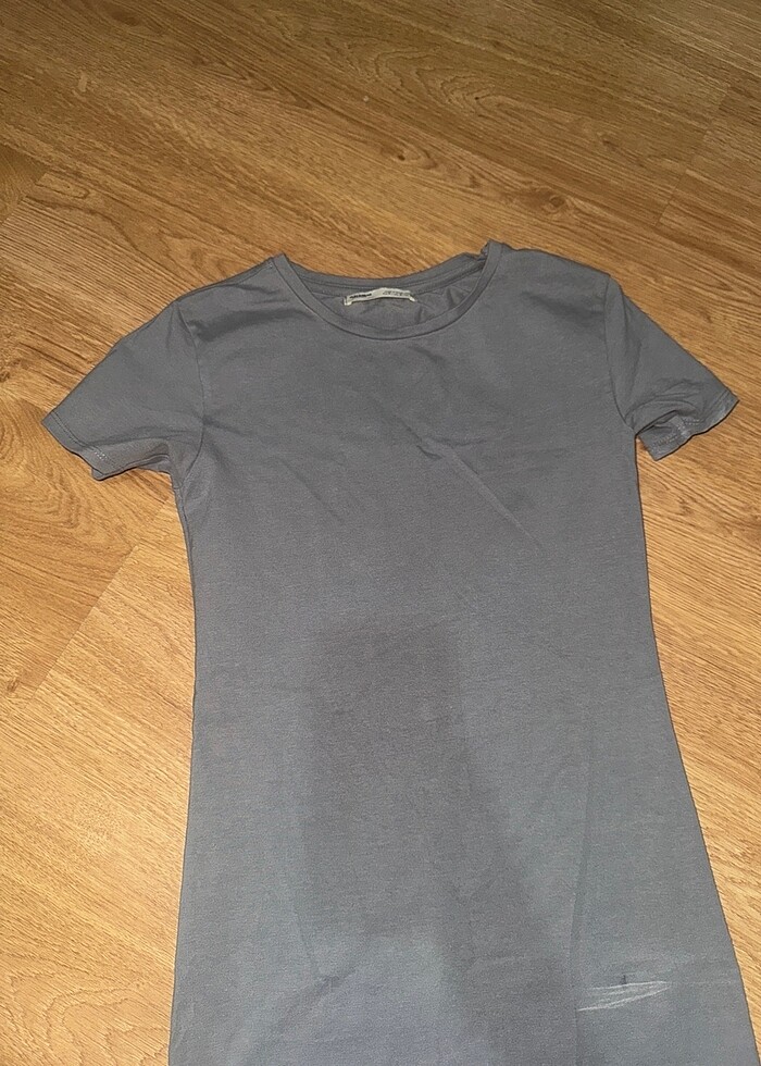 Pull bear basic mini elbise - Görsel 4
