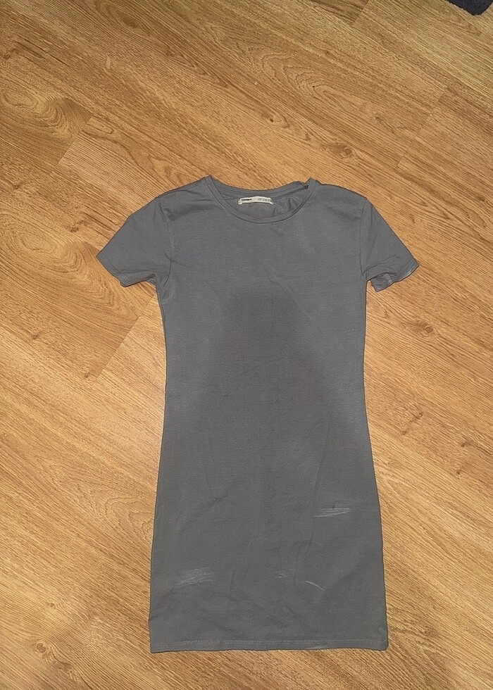 Pull bear basic mini elbise - Görsel 5