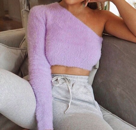 xs Beden Lila crop