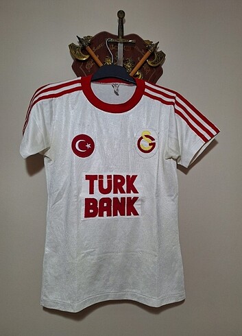 Galatasaray 1986 Tek Maçlık Beyaz Forma 