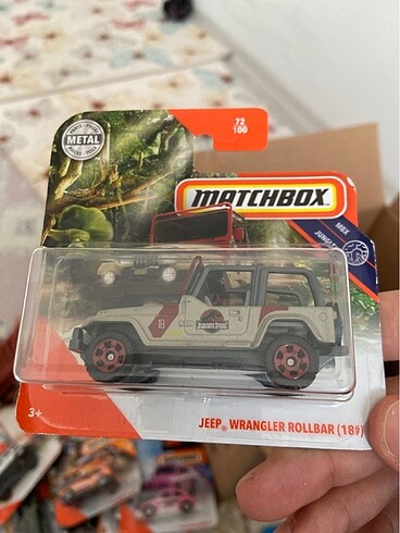 Matchbox Jeep Jurassic park