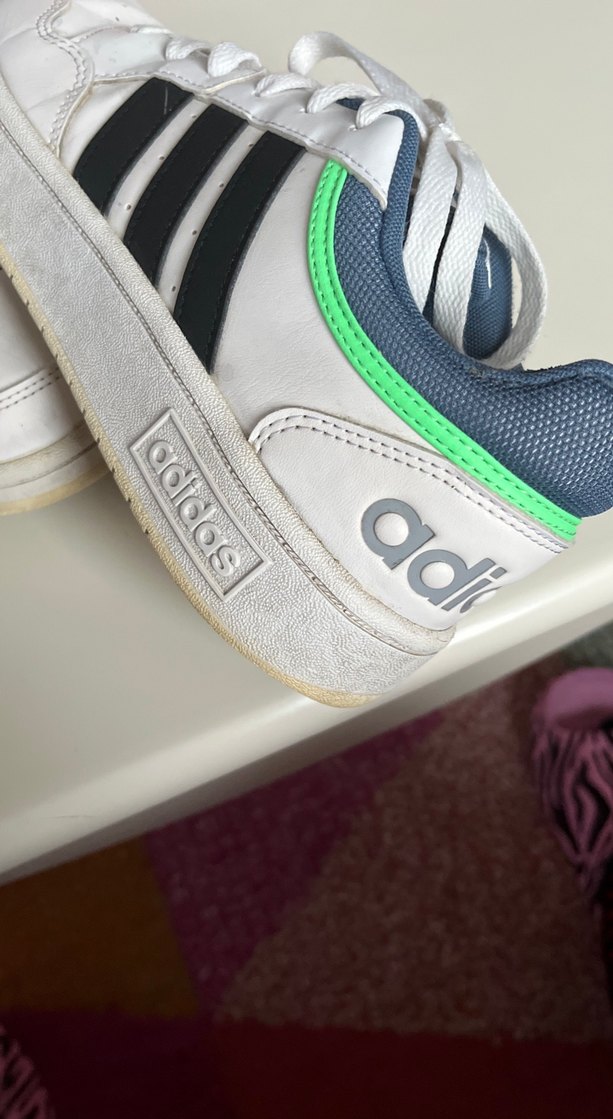 Beyaz Kadın Spor Ayakkabı Velcro Detaylı - Görsel 3