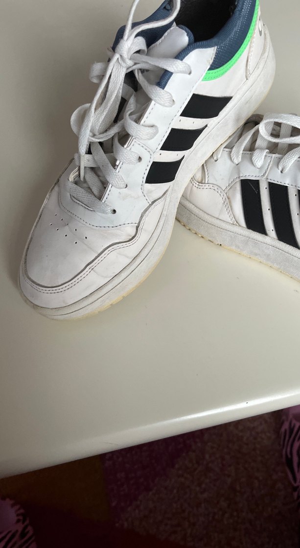 Beyaz Kadın Spor Ayakkabı Velcro Detaylı - Görsel 5