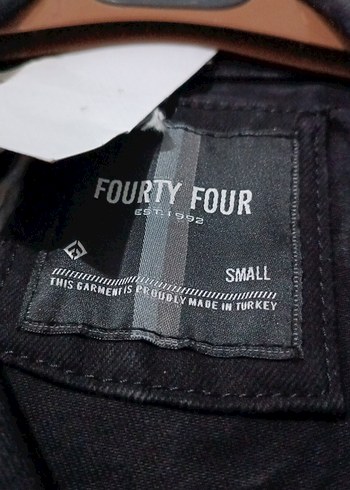 s Beden Siyah Kadın Denim Ceket, Düğmeli, Regular S