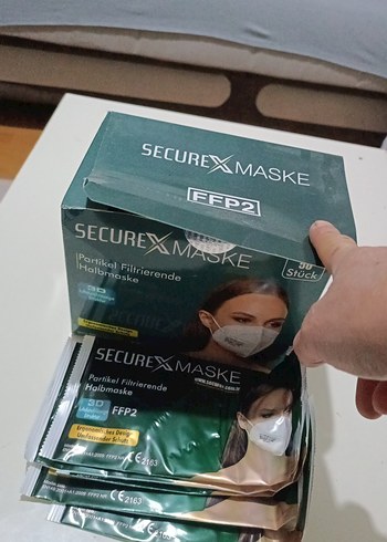 50'li SECUREXMASKE Partikül Filtreli Yarım Maske - Görsel 3