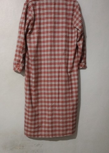 Kadın Uzun Kollu Desenli Kırmızı Gri  mevsimlik  kap  M  yeni - Görsel 6