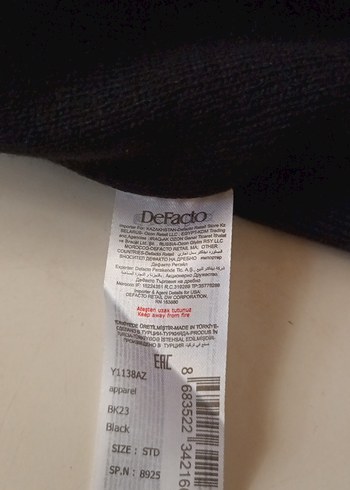 Kadın Leopar Desenli Örgü Bere - Görsel 4