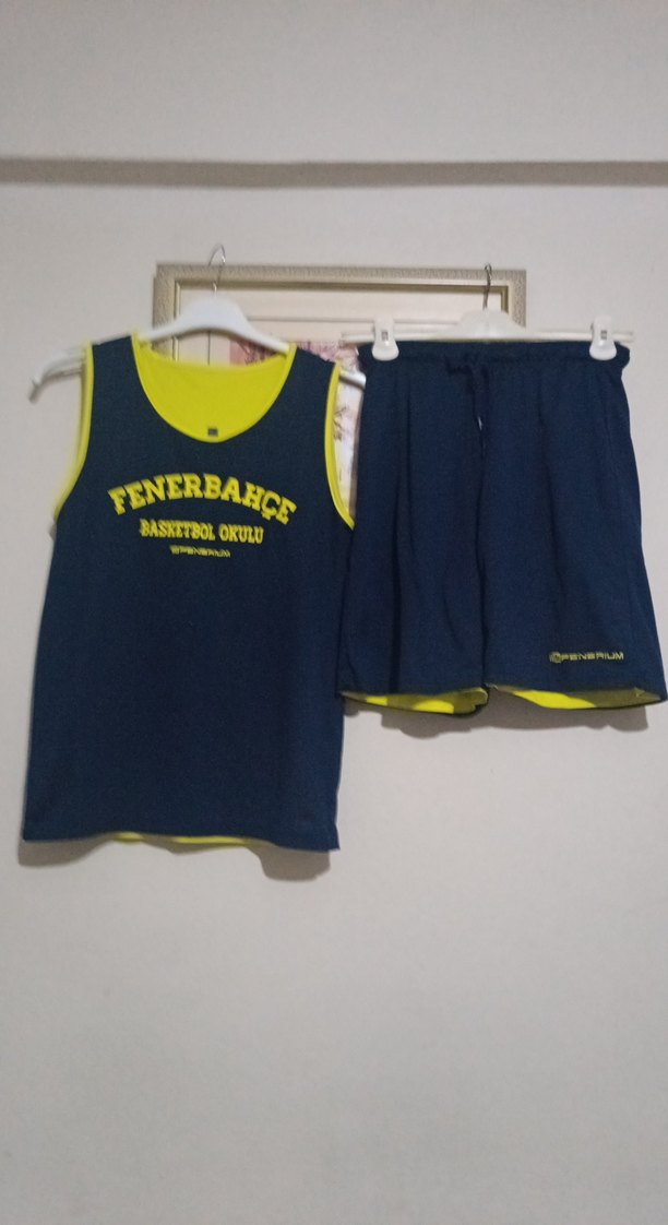 Fenerbahçe Sarı  lacivert  Basketbol Takım Forması - Görsel 5