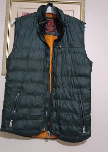 Erkek Yeşil Fermuarlı Yelek  XXL iş  yelegi - Görsel 7