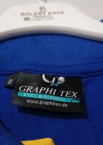 Erkek Mavi Sarı Kısa Kollu Polo Tişört  yeni sıfır ürün - Görsel 5