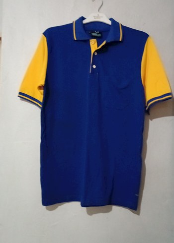 Erkek Mavi Sarı Kısa Kollu Polo Tişört  yeni sıfır ürün - Görsel 8