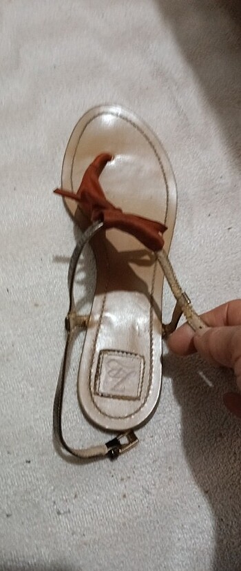 40 Beden Yazlık parmak arası sandalet terlik ayakkabı 40 .ZARA 